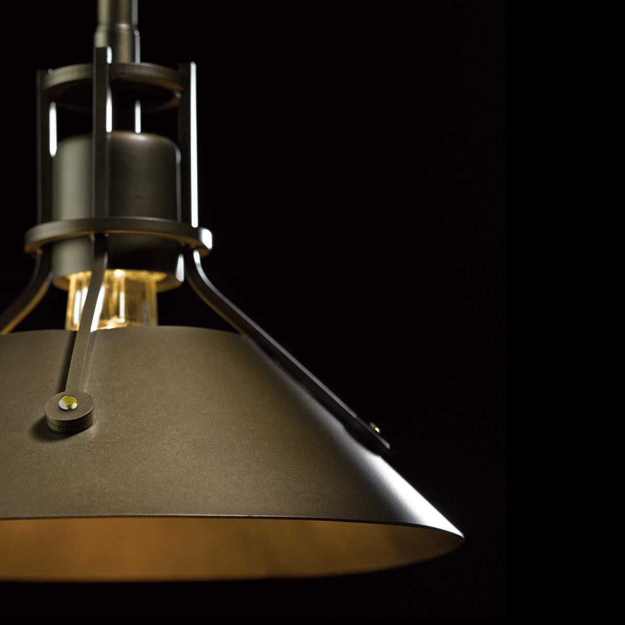 Hubbardton Forge 2015 Black Dark Smoke Multi Henry Mini Pendant