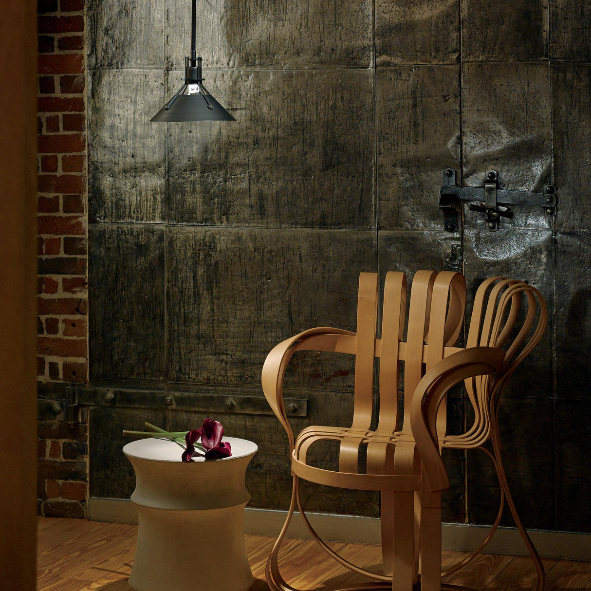 Hubbardton Forge 2015 Black Black Multi Henry Mini Pendant