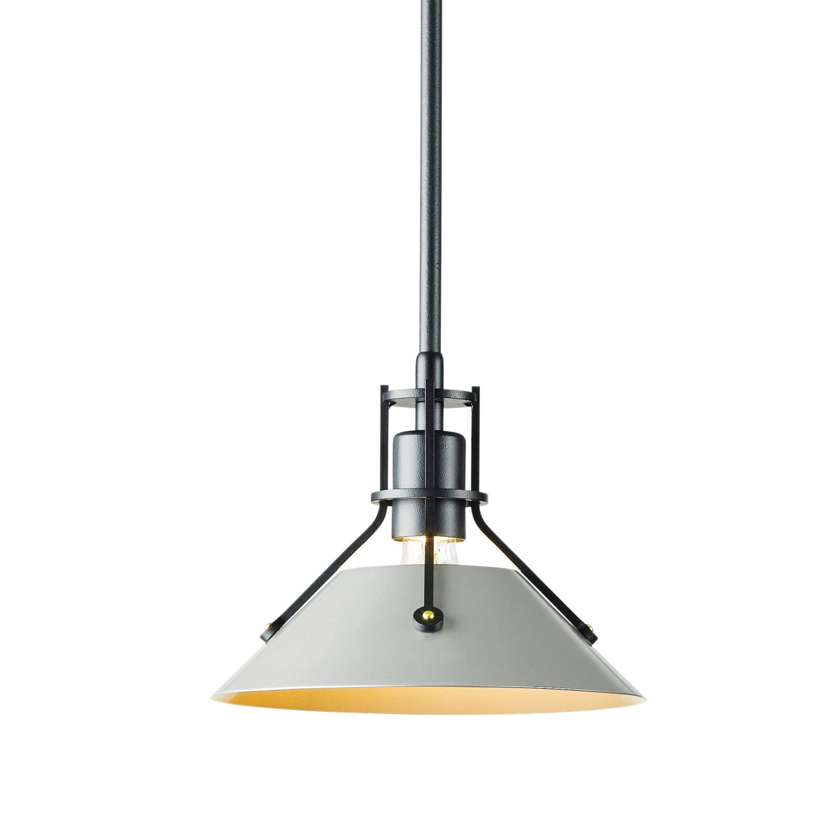 Hubbardton Forge 2015 Black Vintage Platinum Multi Henry Mini Pendant