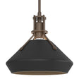 Hubbardton Forge 2020 Bronze Black Multi Henry with Chamfer Pendant