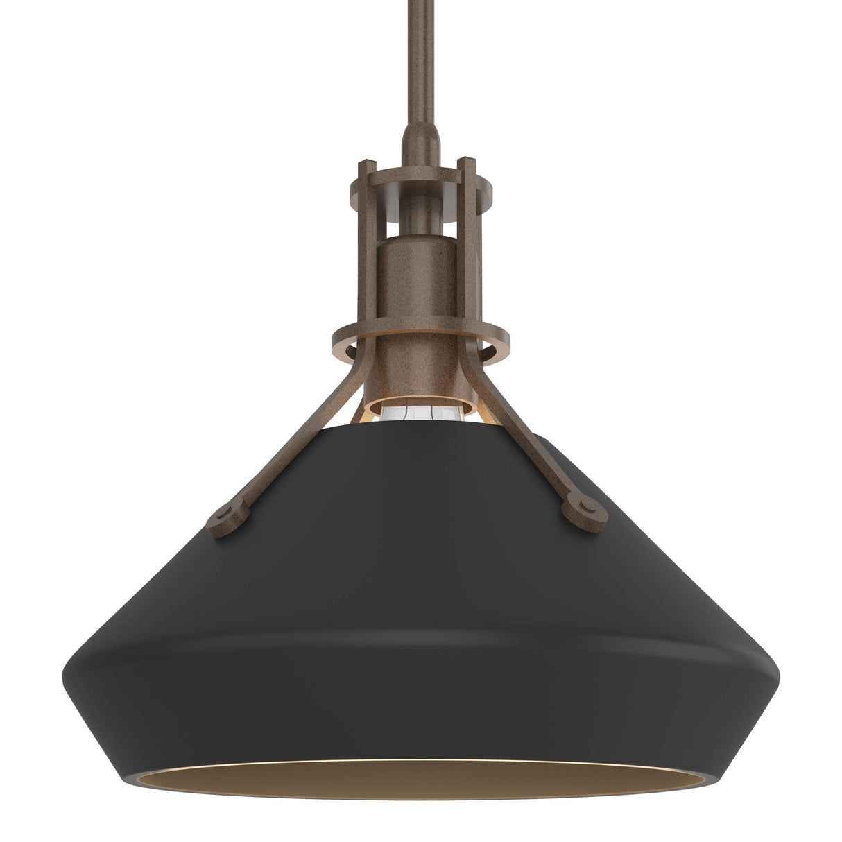 Hubbardton Forge 2020 Bronze Black Multi Henry with Chamfer Pendant