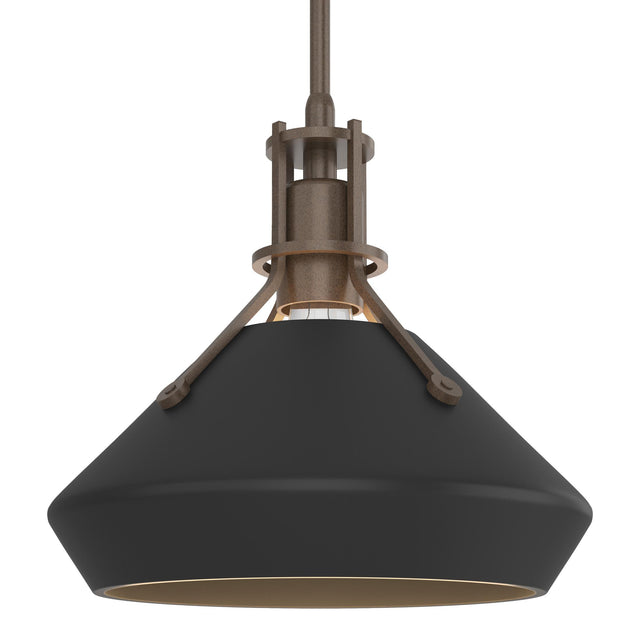 Hubbardton Forge 2020 Bronze Black Multi Henry with Chamfer Pendant
