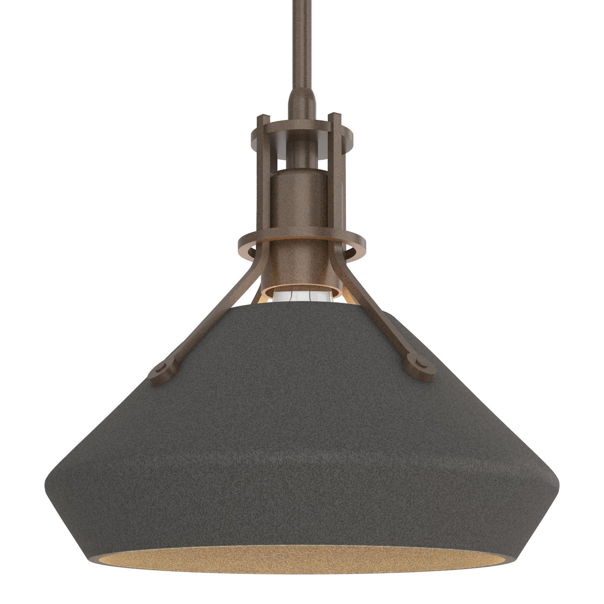 Hubbardton Forge 2020 Bronze Natural Iron Multi Henry with Chamfer Pendant