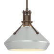 Hubbardton Forge 2020 Bronze Vintage Platinum Multi Henry with Chamfer Pendant
