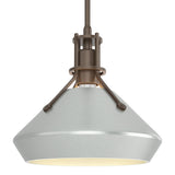 Hubbardton Forge 2020 Bronze Vintage Platinum Multi Henry with Chamfer Pendant