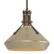 Hubbardton Forge 2020 Bronze Soft Gold Multi Henry with Chamfer Pendant