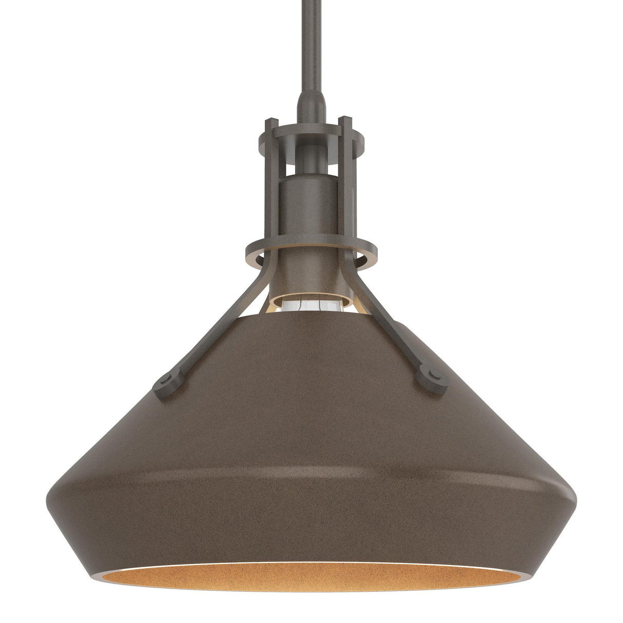 Hubbardton Forge 2020 Dark Smoke Bronze Multi Henry with Chamfer Pendant