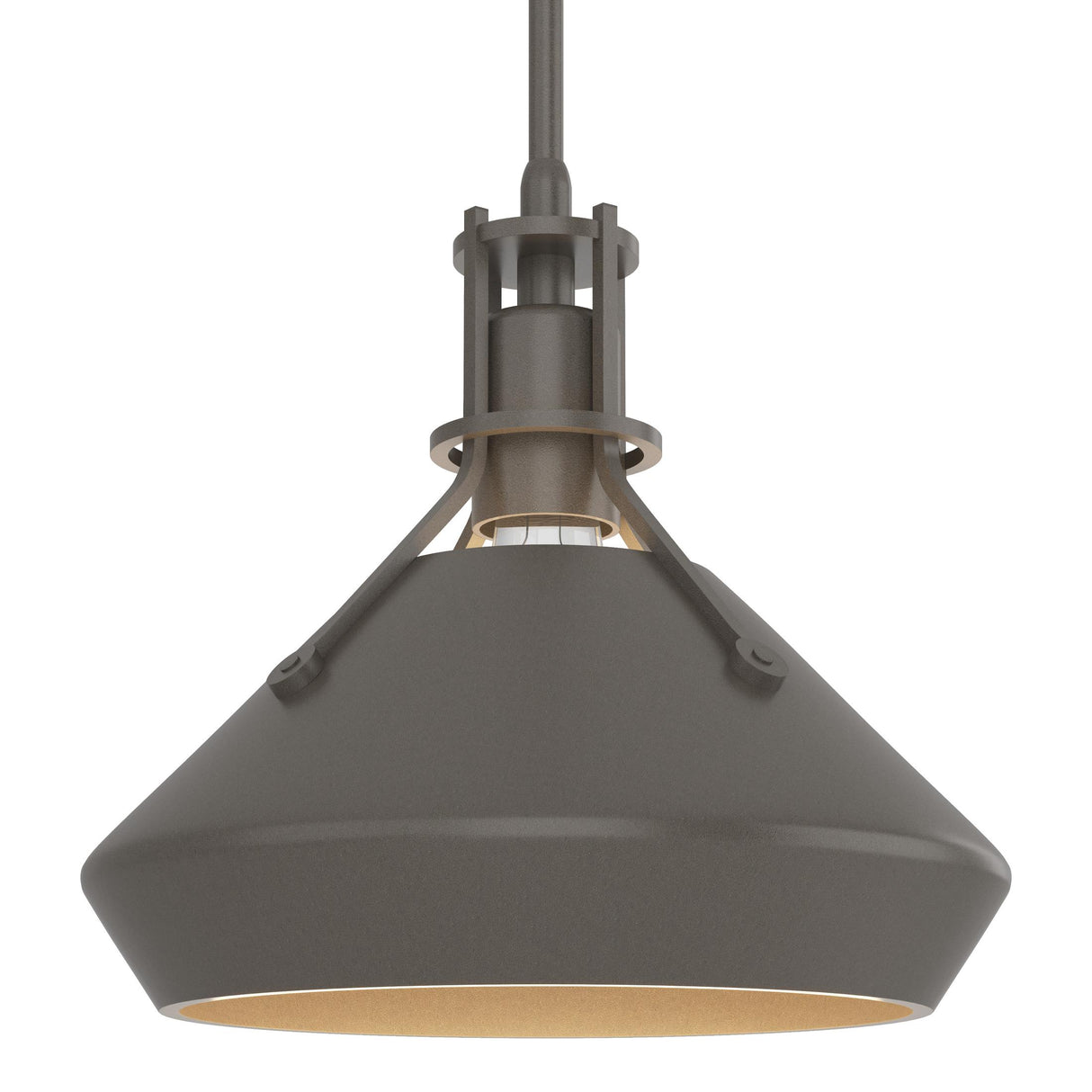 Hubbardton Forge 2020 Dark Smoke Dark Smoke Multi Henry with Chamfer Pendant