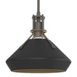 Hubbardton Forge 2020 Dark Smoke Black Multi Henry with Chamfer Pendant