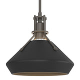 Hubbardton Forge 2020 Dark Smoke Black Multi Henry with Chamfer Pendant