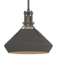 Hubbardton Forge 2020 Dark Smoke Natural Iron Multi Henry with Chamfer Pendant