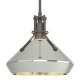Hubbardton Forge 2020 Dark Smoke Sterling Multi Henry with Chamfer Pendant