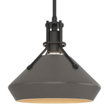 Hubbardton Forge 2020 Black Dark Smoke Multi Henry with Chamfer Pendant