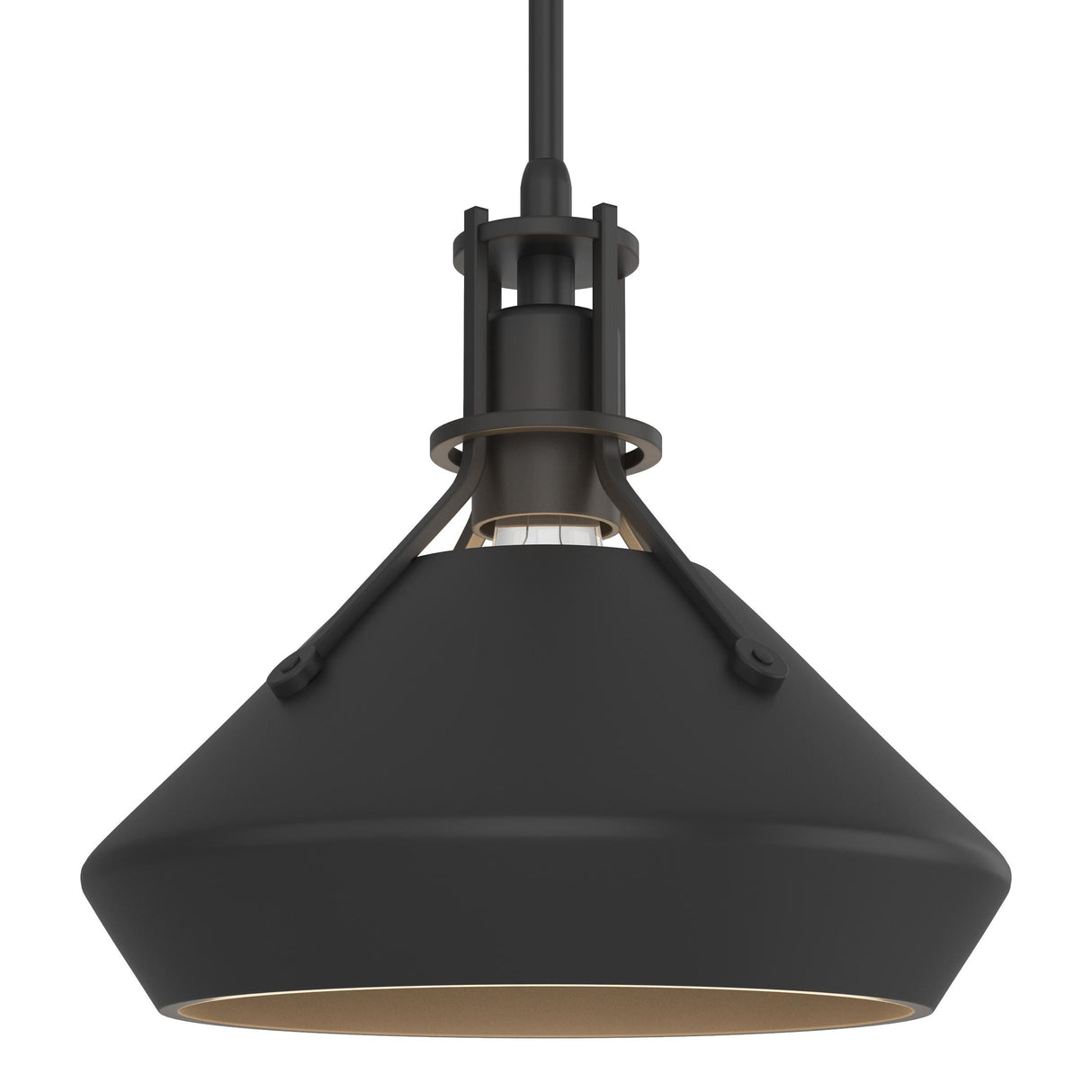 Hubbardton Forge 2020 Black Black Multi Henry with Chamfer Pendant
