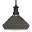Hubbardton Forge 2020 Black Natural Iron Multi Henry with Chamfer Pendant