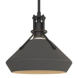 Hubbardton Forge 2020 Black Natural Iron Multi Henry with Chamfer Pendant