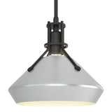 Hubbardton Forge 2020 Black Vintage Platinum Multi Henry with Chamfer Pendant