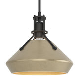 Hubbardton Forge 2020 Black Soft Gold Multi Henry with Chamfer Pendant