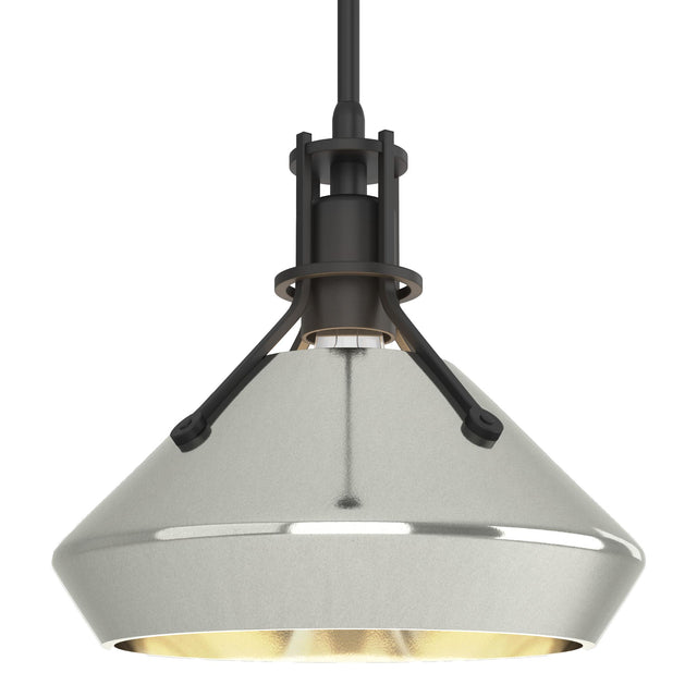Hubbardton Forge 2020 Black Sterling Multi Henry with Chamfer Pendant