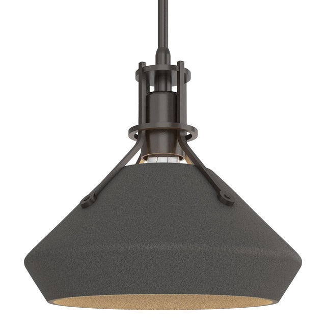 Hubbardton Forge 2020 Oil Rubbed Bronze Natural Iron Multi Henry with Chamfer Pendant