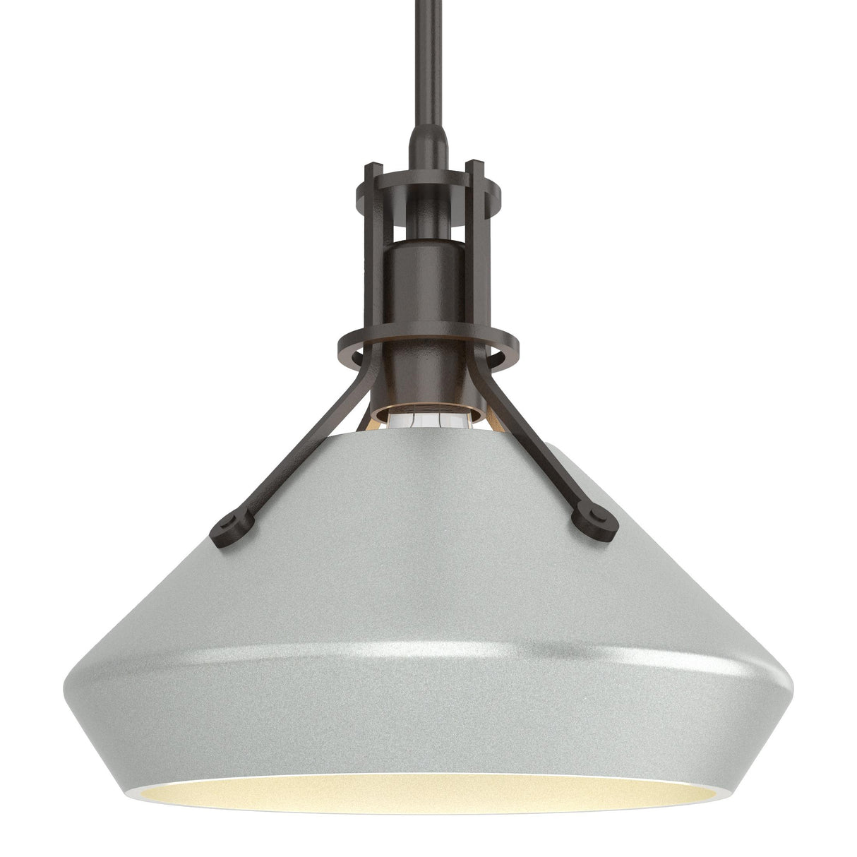 Hubbardton Forge 2020 Oil Rubbed Bronze Vintage Platinum Multi Henry with Chamfer Pendant