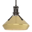 Hubbardton Forge 2020 Oil Rubbed Bronze Modern Brass Multi Henry with Chamfer Pendant