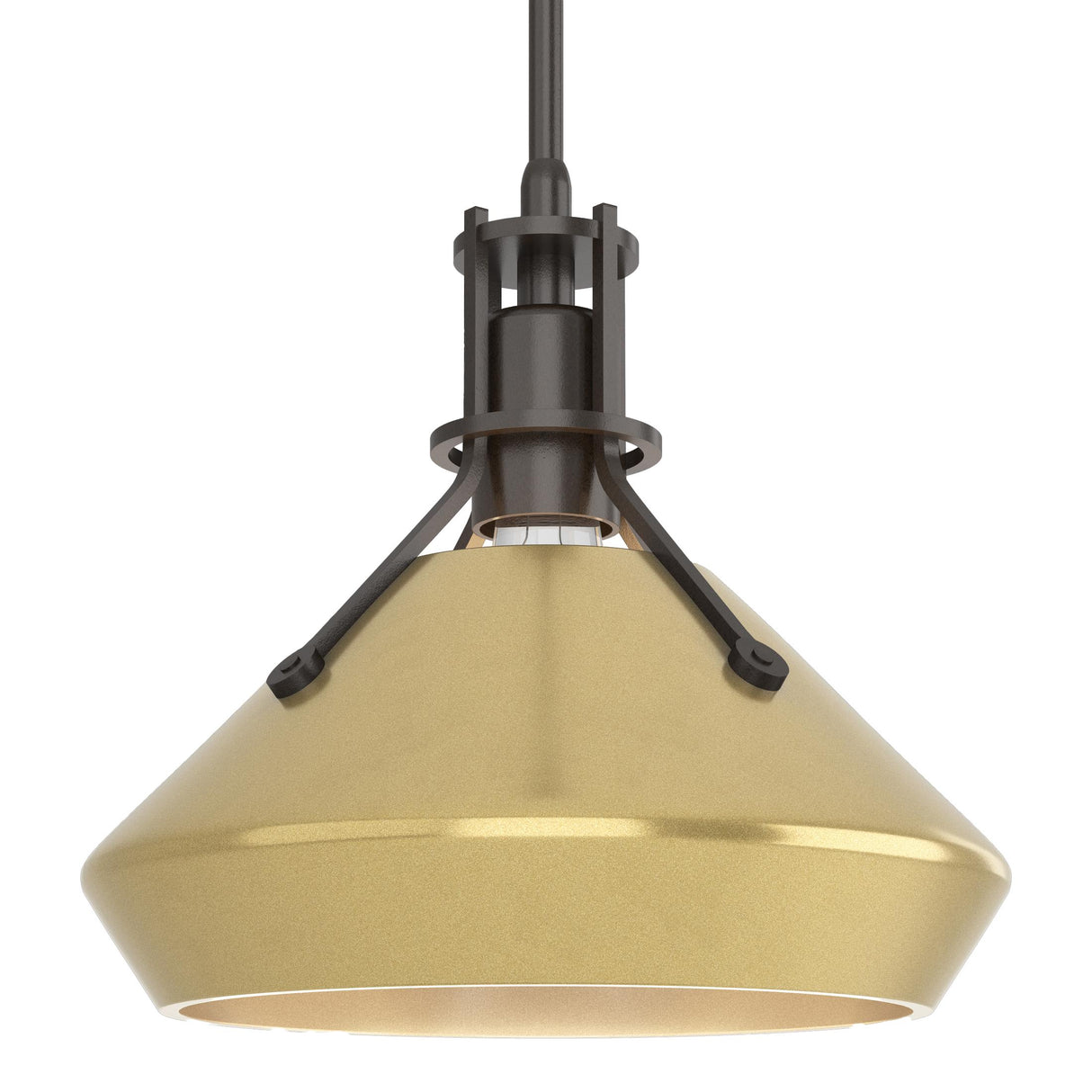 Hubbardton Forge 2020 Oil Rubbed Bronze Modern Brass Multi Henry with Chamfer Pendant