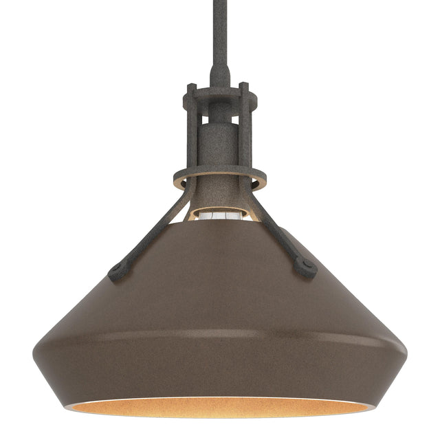 Hubbardton Forge 2020 Natural Iron Bronze Multi Henry with Chamfer Pendant