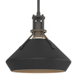 Hubbardton Forge 2020 Natural Iron Black Multi Henry with Chamfer Pendant