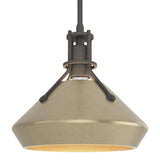 Hubbardton Forge 2020 Natural Iron Soft Gold Multi Henry with Chamfer Pendant