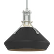 Hubbardton Forge 2020 Vintage Platinum Black Multi Henry with Chamfer Pendant