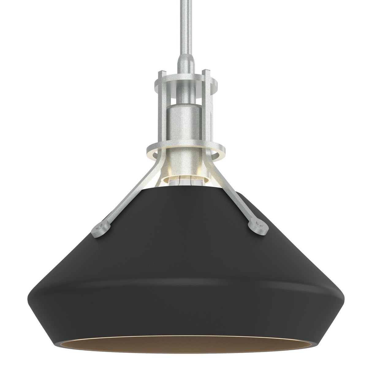 Hubbardton Forge 2020 Vintage Platinum Black Multi Henry with Chamfer Pendant