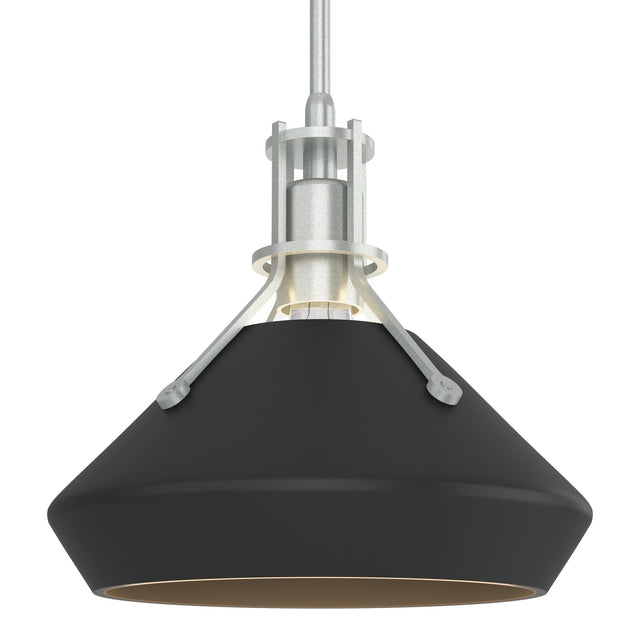 Hubbardton Forge 2020 Vintage Platinum Black Multi Henry with Chamfer Pendant