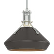 Hubbardton Forge 2020 Vintage Platinum Oil Rubbed Bronze Multi Henry with Chamfer Pendant