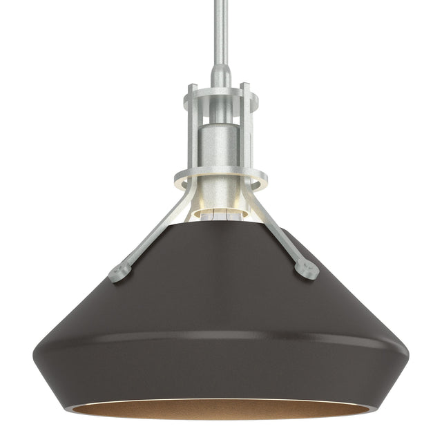 Hubbardton Forge 2020 Vintage Platinum Oil Rubbed Bronze Multi Henry with Chamfer Pendant