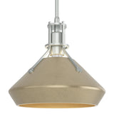 Hubbardton Forge 2020 Vintage Platinum Soft Gold Multi Henry with Chamfer Pendant