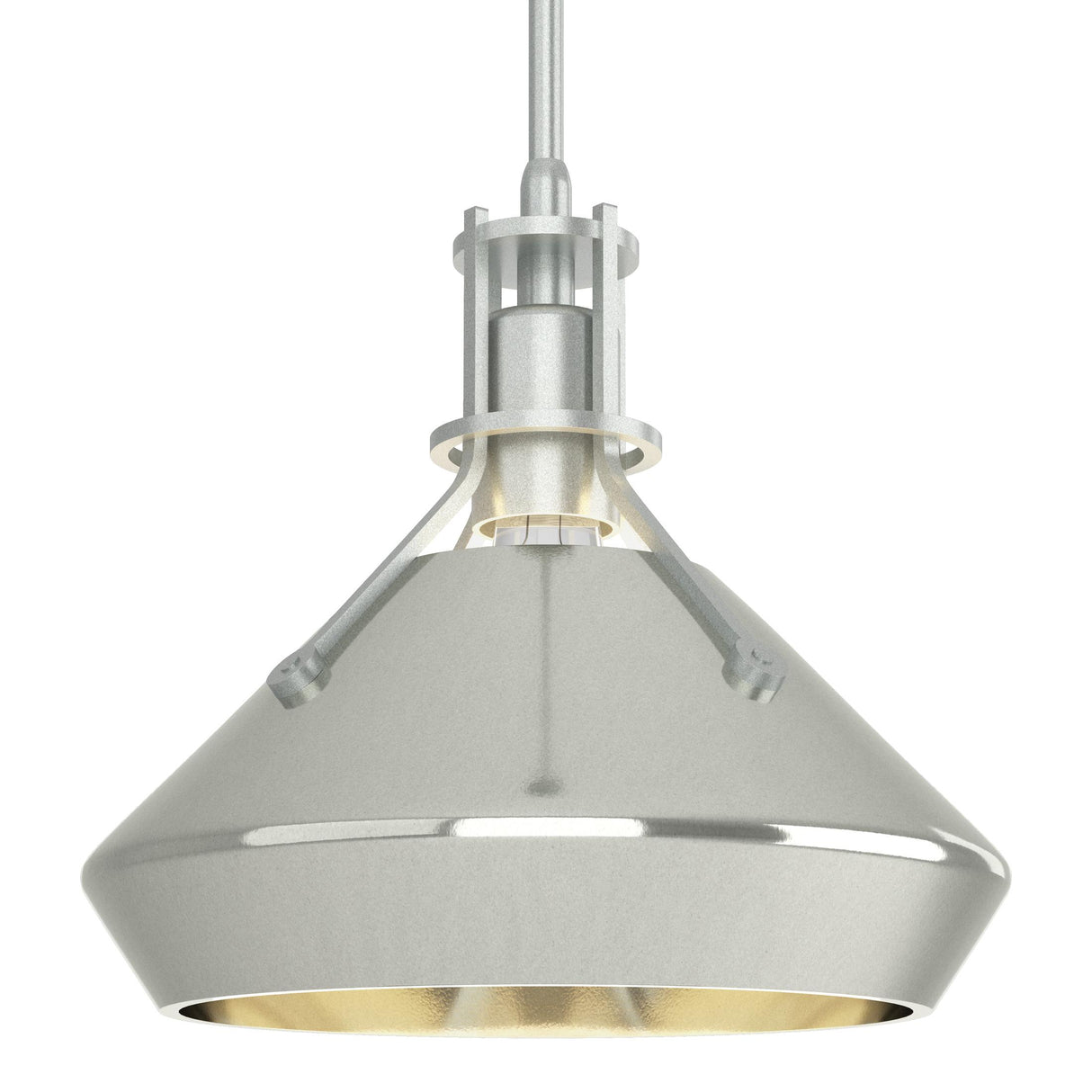 Hubbardton Forge 2020 Vintage Platinum Sterling Multi Henry with Chamfer Pendant