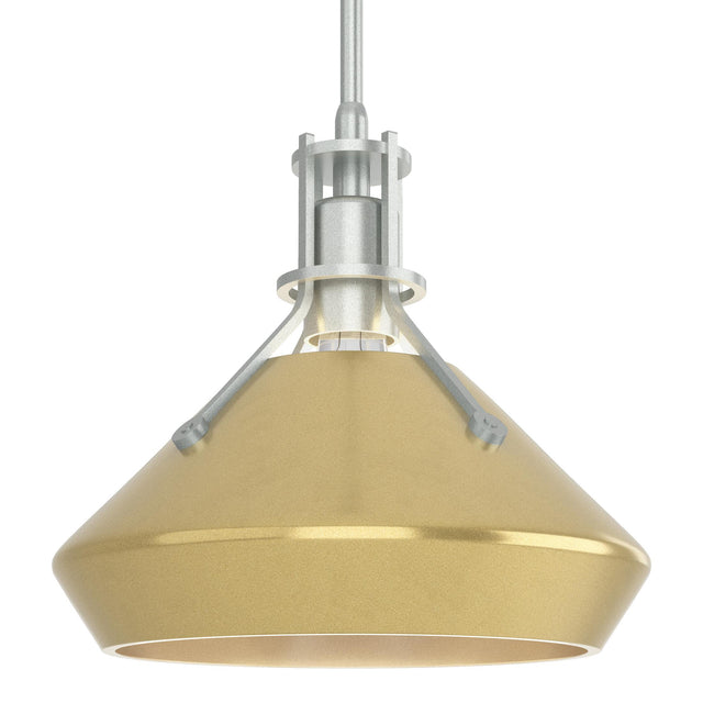 Hubbardton Forge 2020 Vintage Platinum Modern Brass Multi Henry with Chamfer Pendant
