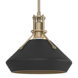 Hubbardton Forge 2020 Soft Gold Black Multi Henry with Chamfer Pendant