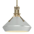 Hubbardton Forge 2020 Soft Gold Vintage Platinum Multi Henry with Chamfer Pendant