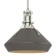 Hubbardton Forge 2020 Sterling Dark Smoke Multi Henry with Chamfer Pendant