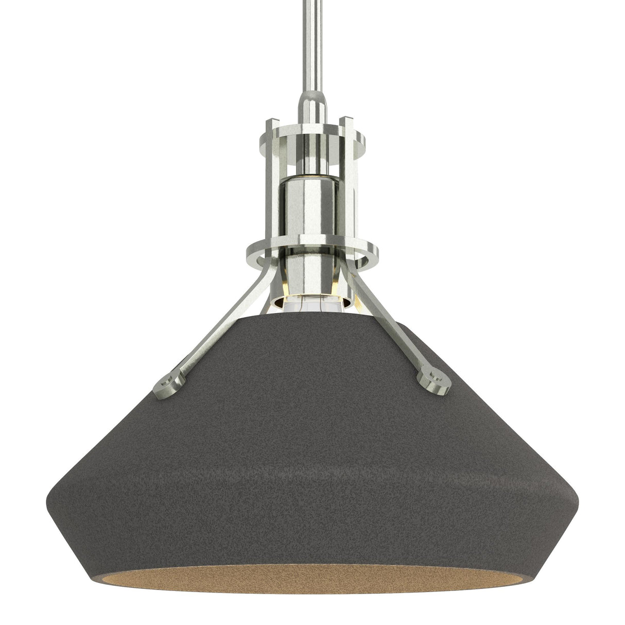 Hubbardton Forge 2020 Sterling Natural Iron Multi Henry with Chamfer Pendant