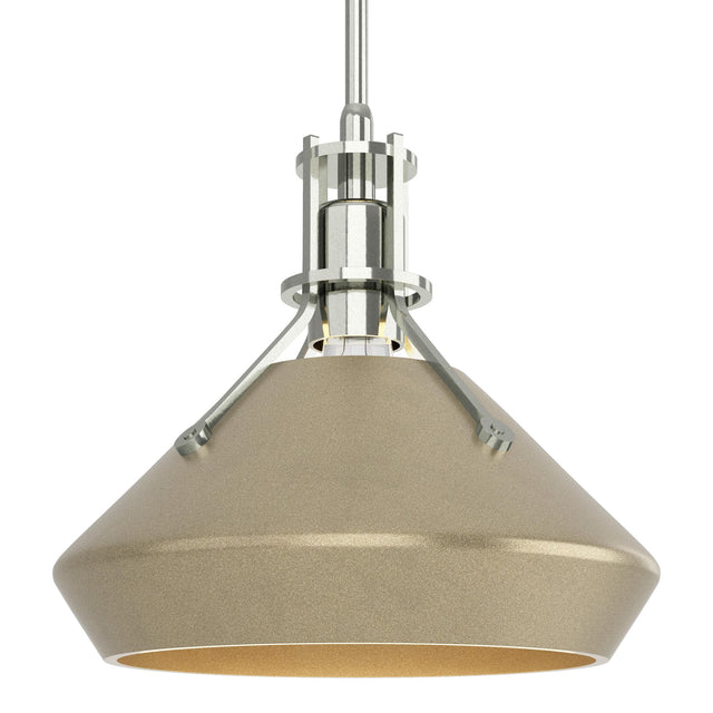 Hubbardton Forge 2020 Sterling Soft Gold Multi Henry with Chamfer Pendant