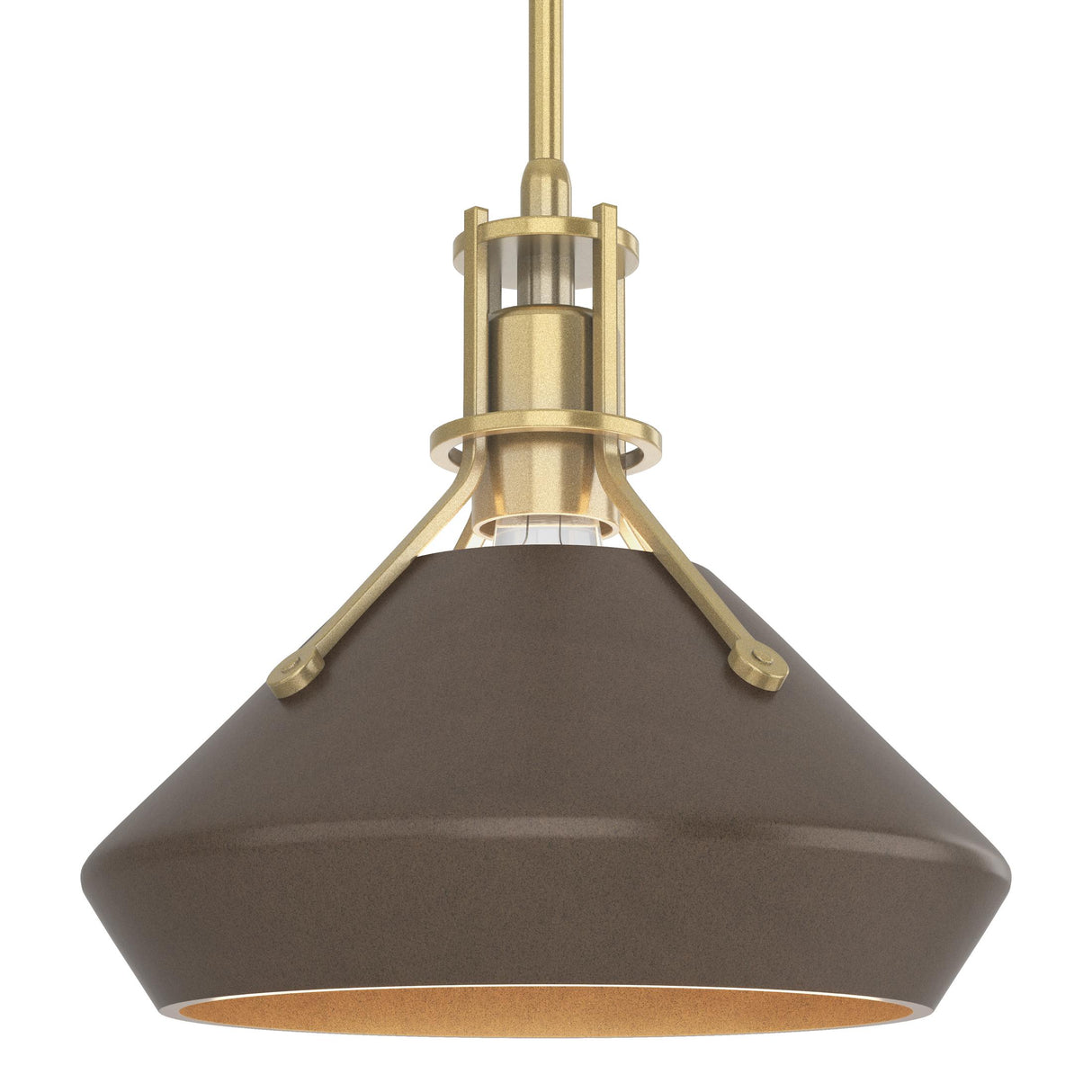 Hubbardton Forge 2020 Modern Brass Bronze Multi Henry with Chamfer Pendant