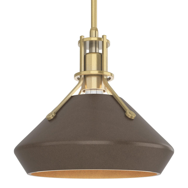 Hubbardton Forge 2020 Modern Brass Bronze Multi Henry with Chamfer Pendant