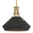 Hubbardton Forge 2020 Modern Brass Black Multi Henry with Chamfer Pendant