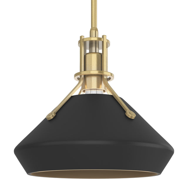 Hubbardton Forge 2020 Modern Brass Black Multi Henry with Chamfer Pendant
