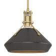 Hubbardton Forge 2020 Modern Brass Oil Rubbed Bronze Multi Henry with Chamfer Pendant