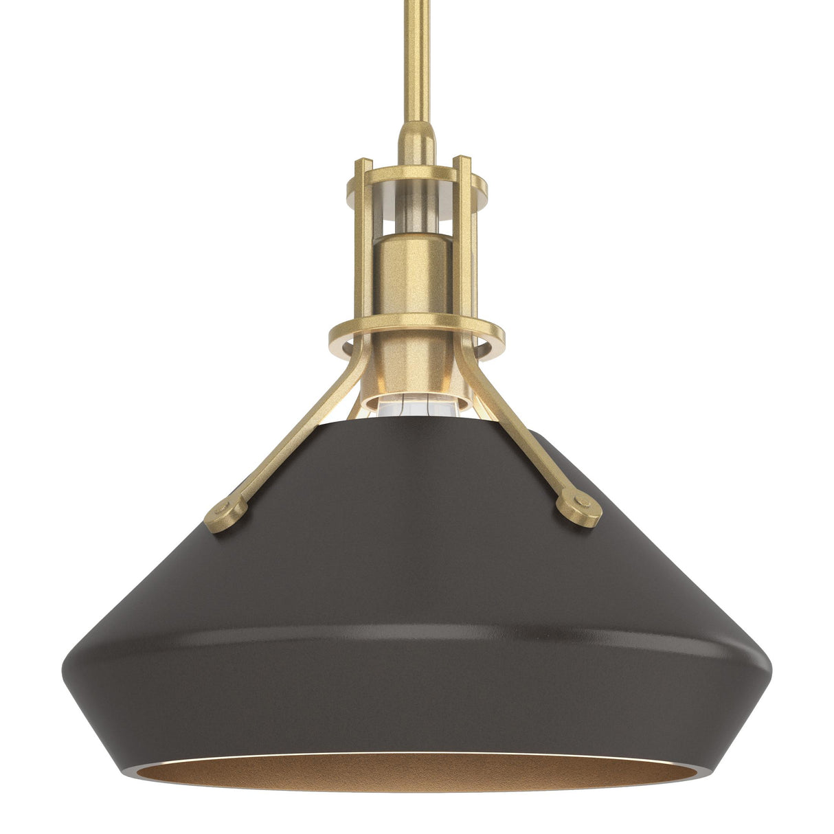 Hubbardton Forge 2020 Modern Brass Oil Rubbed Bronze Multi Henry with Chamfer Pendant