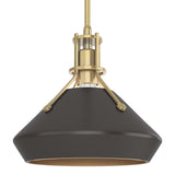 Hubbardton Forge 2020 Modern Brass Oil Rubbed Bronze Multi Henry with Chamfer Pendant